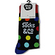 Socks&Co The Dots zwart Socks&Co The Dots zwart