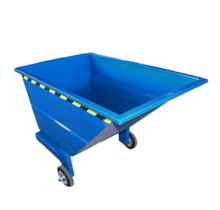 Chip Container 400L (14 cu ft)with wheels Tipper Container manual CW-model