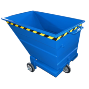Chip Container 600L (21.1 cu ft) with wheels Tipper Container CW-model Chip Container 600L (21.1 cu ft) with wheels Tipper Container CW-model