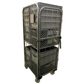 Nestable Roll Container with 4 sides Nestable Roll Container with 4 sides