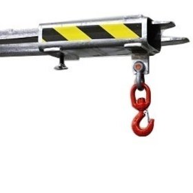 Lifting beam with load hook 2000 kg for forklift