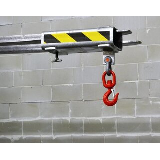 Lifting beam with load hook 2000 kg for forklift