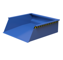 Shovel 500L  (17.6 cu ft)Scoop Tipping Bucket for Forklift Mechanic