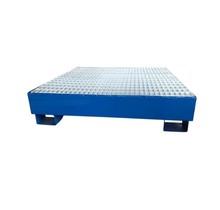 Steel Spill Containment Pallet 1220 × 1220 × 280 mm – 4 Drums – 270L