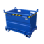 SalesBridges Chip Container 1500L (53 cu ft)with Lifting Eyes Hinged Bottom Tipper Container for Forklift and Crane BB-model