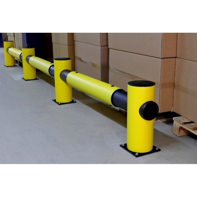 Traffic Barrier- CH,  SINGLE RAIL, Flexible Impact Protection Modular