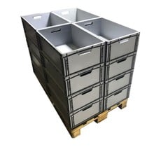 Eurobox 60x40x22 cm Open Handle Plastic Container