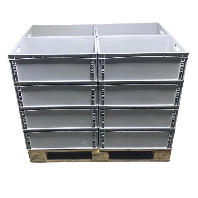 Eurobox 60x40x22 cm Open Handle Plastic Container
