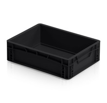 ESD Euro Containers 40 × 30 cm – Conductive Storage Crates