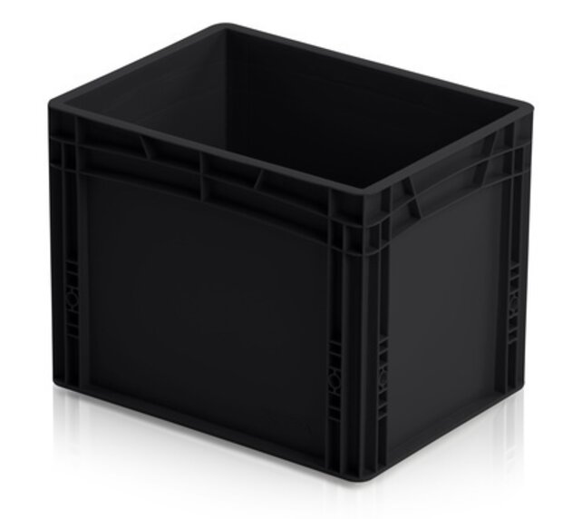 ESD Euro Containers 40 × 30 cm – Conductive Storage Crates
