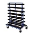 SalesBridges Plates Trolley double side loading extra wide plateau of 40 cm