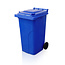 SalesBridges Plastic Rollcontainers Dustbins Minicontainer on Wheels 240L Red Blue
