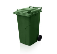 Plastic Rollcontainers Dustbins on Wheels 240L Groen