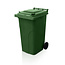 SalesBridges Plastic Rollcontainers Dustbins on Wheels 240L Groen