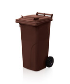 Plastic Rollcontainers Dustbins Minicontainer on Wheels 120L Green