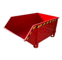 Construction container Red Debris Container Waste container for Construction (35.3 cu ft )1500 kg (3300 lb)
