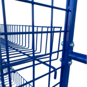 Order Picking ShelvesTrolley 70x40x156cm with 4 Mesh Shelves. Demountable,