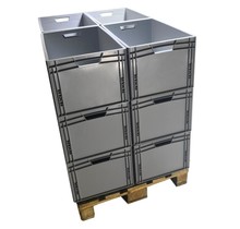 Eurobox Universal 60x40x32 cm open handle Euro container