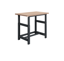 Mechanically height-adjustable worktable SI-model gray anthracite 1000 kg heavy duty