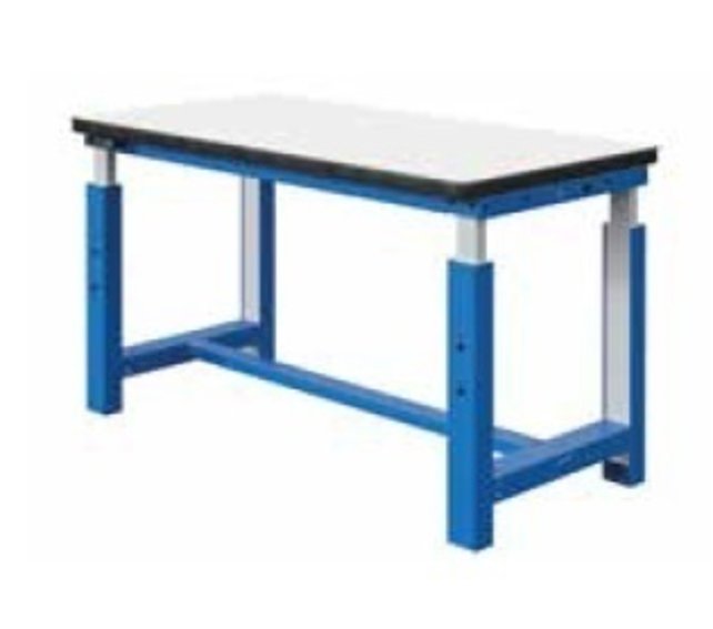 Electrically height-adjustable worktable SI-model industrial blue 300 kg heavy duty - Copy Electrically height-adjustable worktable SI-model industrial blue 300 kg heavy duty - Copy
