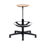 Ergonomic stool workstool NATUR wood