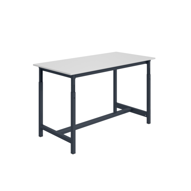 Ergonomic worktable PTH-model adjustable in height 300 kg Anthracite Ergonomic worktable PTH-model adjustable in height 300 kg Anthracite