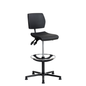 Ergonomic Work Chair Elegantly Adjustable in Depth and Height 360°
