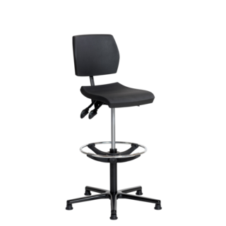 Ergonomic Work Chair Elegantly Adjustable in Depth and Height 360°
