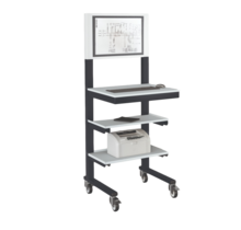 Open computer stand Anthracite