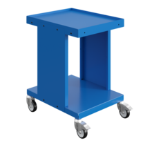 Worktrolley Warehouse Trolley SV with 2 or 3 levels Industrial Blue