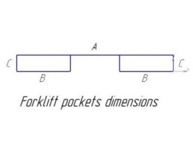 Metal container for rotating forks and crane 1000L (35.3 cu ft)1000Kg VTR-model