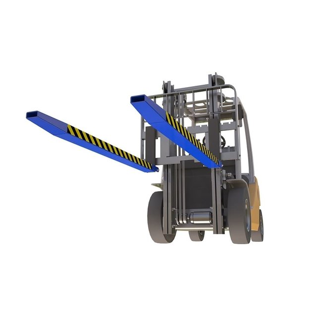 Fork extender sleeves 2000 mm (78.8 inch) for forklift with security pin