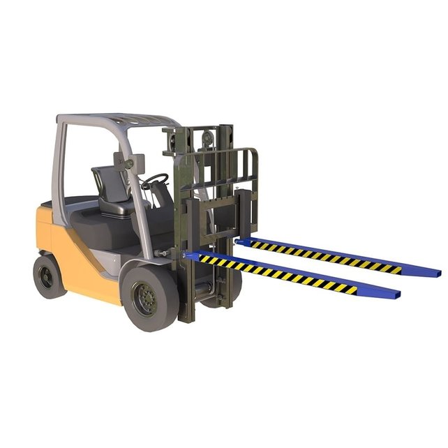 Fork extender sleeves 2000 mm (78.8 inch) for forklift with security pin