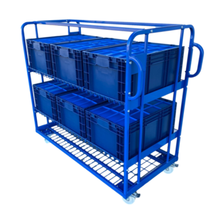 Order Picking container 130x65x123cm Roll container shelf trolley