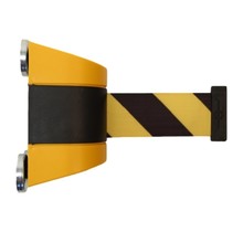 Magnetic Retractable Barrier 4.6m (15ft) Yellow/black belt - Made in Germanymany