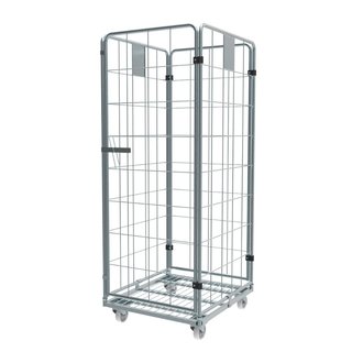 Roll Container with 4 sides demountable (H) 1800mm (70.92 inch) mm zinc