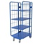 SalesBridges Roll container Nestable with 3 sides and 3 shelves(H)1800mm(70.92inch)