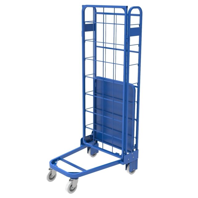 Roll container Nestable with 3 sides and 3 shelves(H)1800mm(70.92inch)