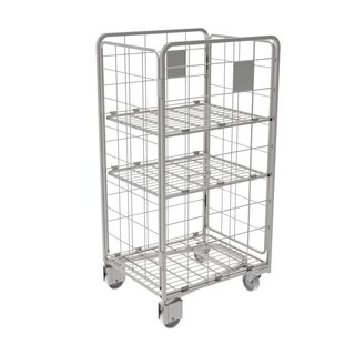 Nestable Roll container 4 sides (H) 1585 mm low model