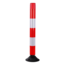 SalesBridges Flexible pole red/white height 1000mm swing back 360°