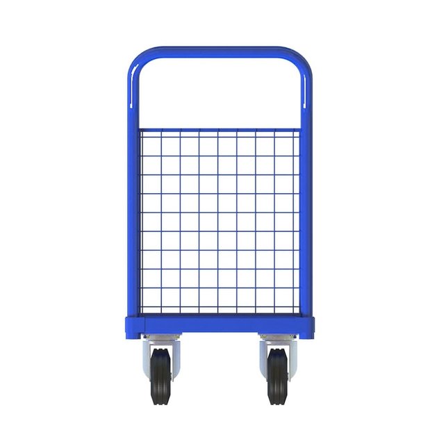 Platform Trolley with Push Handle & Mesh Walls – 500 kg Capacity (900 / 1200 × 600 mm)