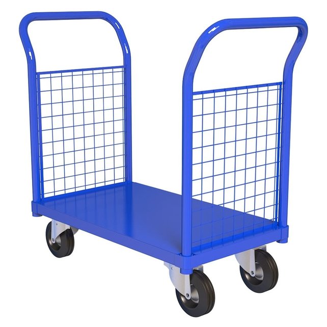 Trolley 2 Push Handles 80x60 cm 300kg