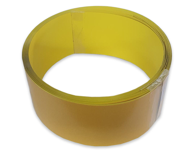 Marking band made of metal, to run over