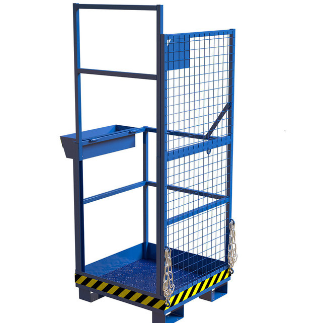 Access Safety Working Platform 0.8x0.8x2m man cage  for forklift 150 Kg CE Access Safety Working Platform 0.8x0.8x2m man cage  for forklift 150 Kg CE
