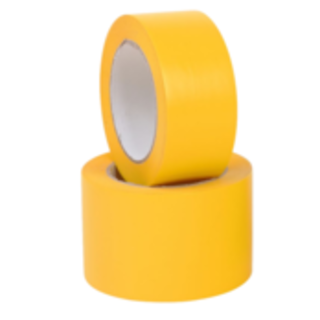 Floor marking band PVC adhesive tape 75mm Yellow 5 pieces