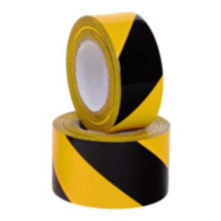 Floor marking band PVC adhesive tape 50mm Yellow/black 5 pieces  -