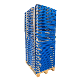 Steel wire mech cage container L1.2xW0.8xH0.8m Short side folding window - Bulk Deal (25pcs)