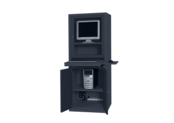 Computer Cabinet AIC500 for Factories and Warehouses - Industrial Blue