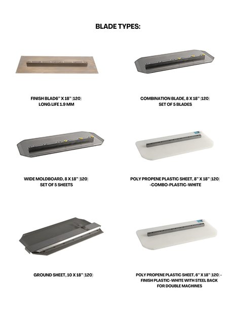 Trowel Concrete Machine 120CM (48")  HONDA GX270, 9 HP