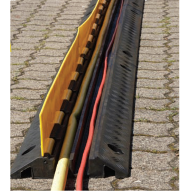 3 Channel Heavy-Duty Cable Protector for 2.25 inch ( 5.7cm) Lines - Y/O